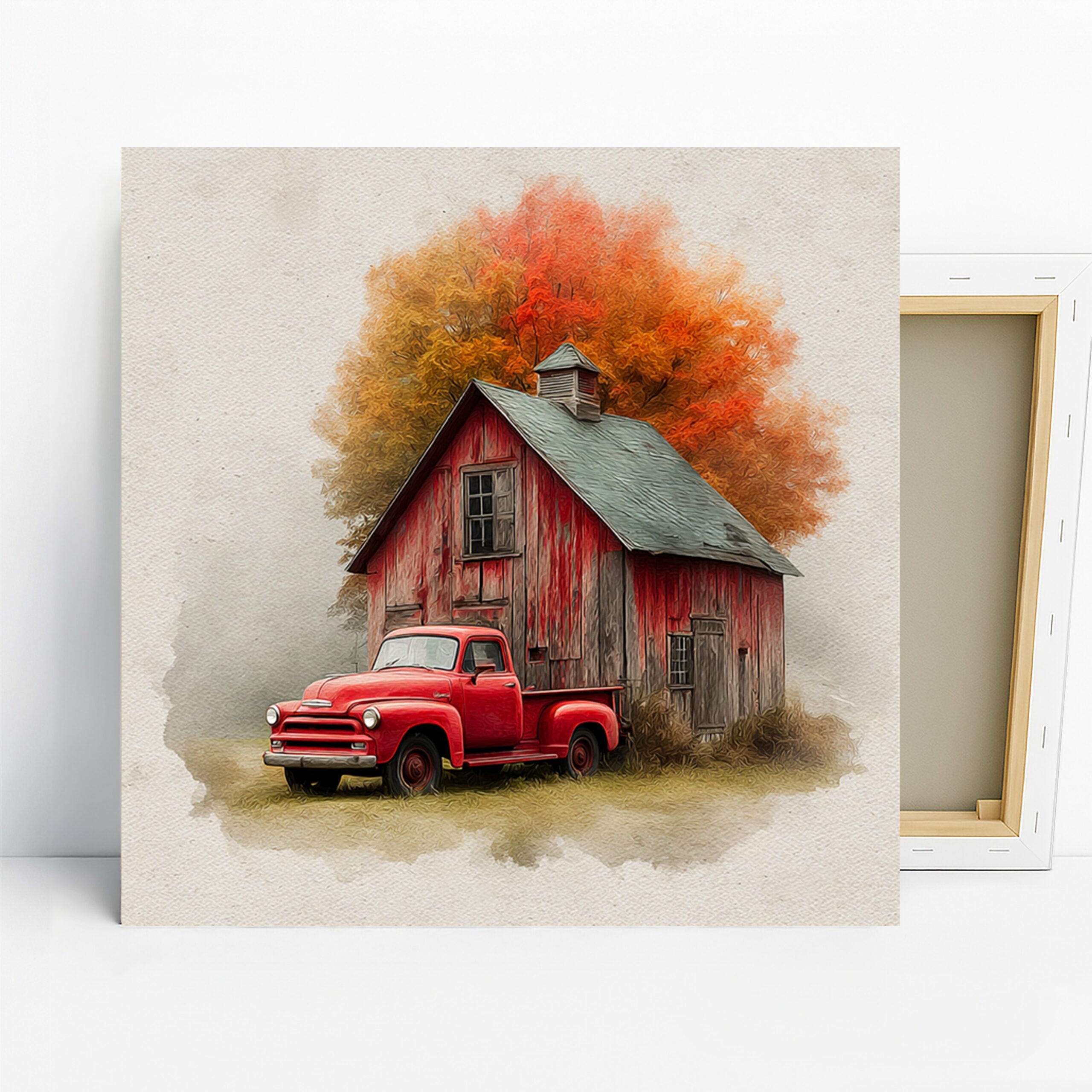 1.jpg Red Barn Truck Art