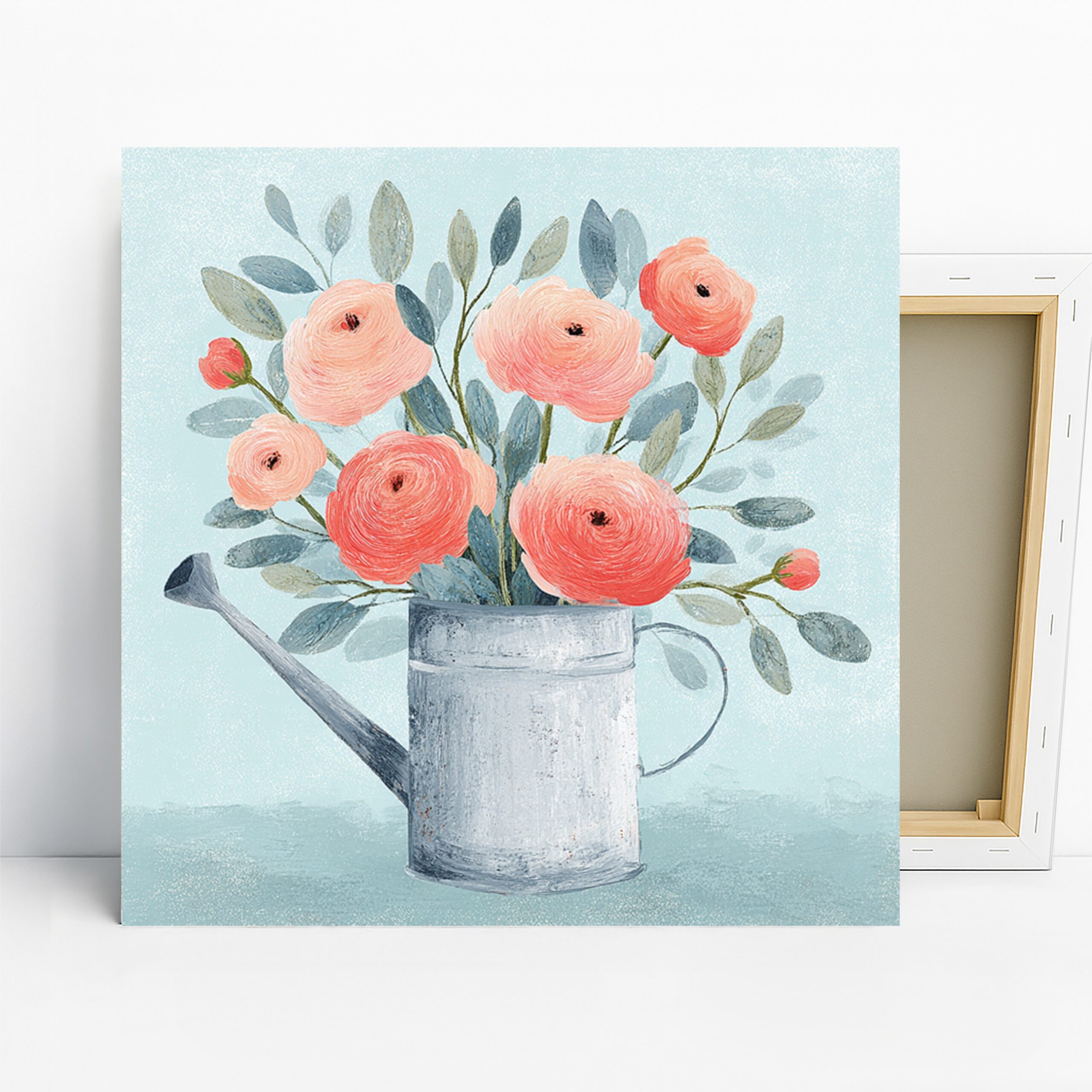 1.jpg Watering Can Bouquet Art