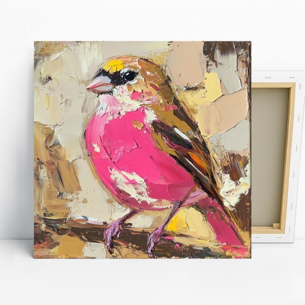 Pink Finch Art