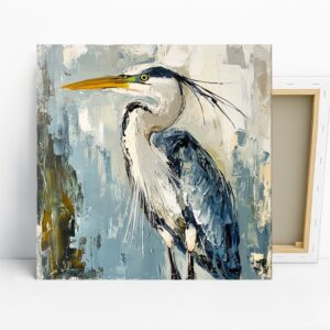 Blue Heron Art, Canvas or Poster, Contemporary ...