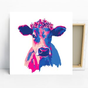 Cow Floral Art
