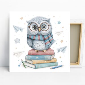 Owl Book Art