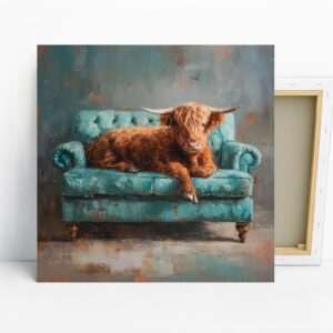 Highland Cow Art