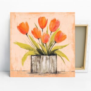 Orange Tulips Art