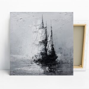 Sailboat Silhouette Art