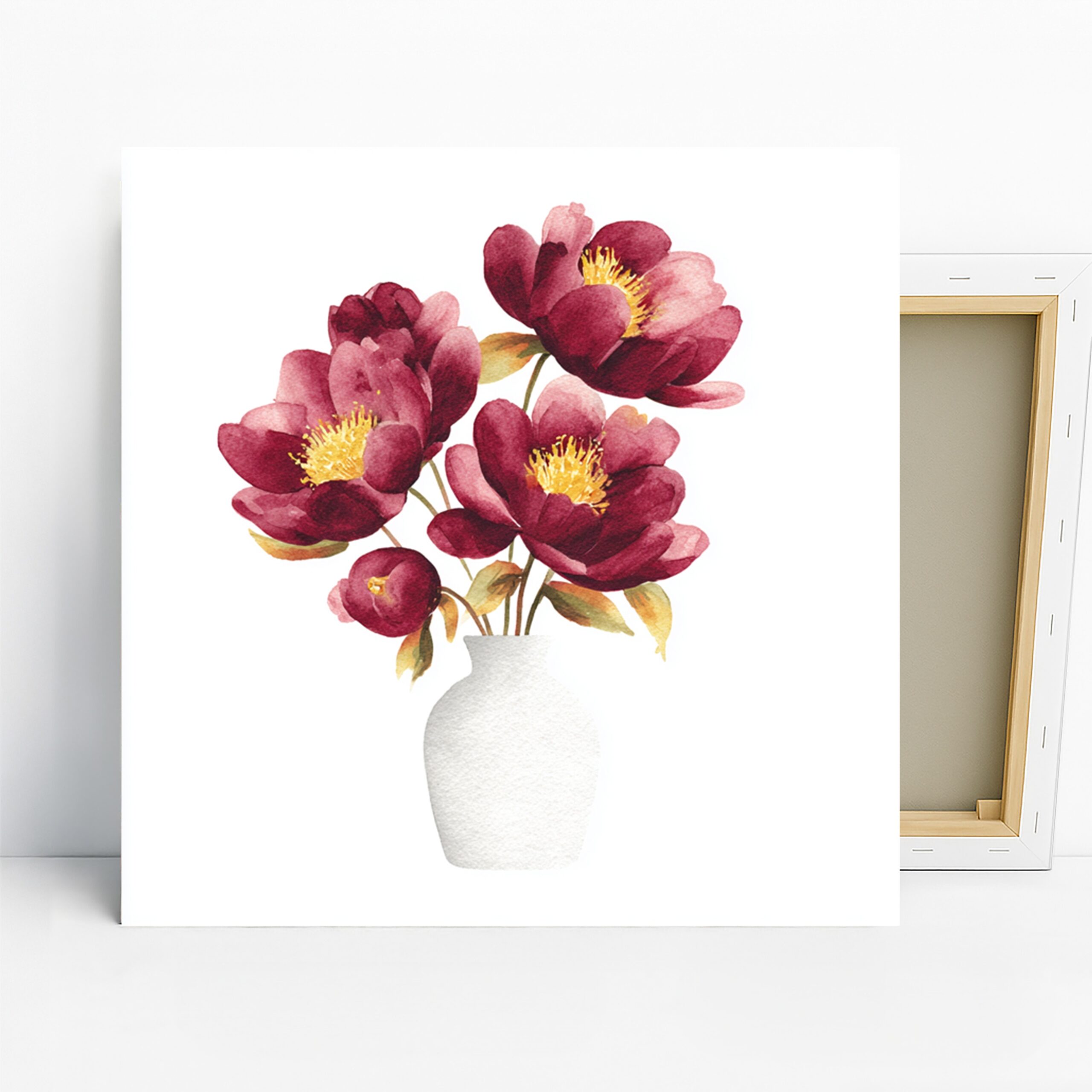 1.jpg Burgundy Peony Bouquet Art