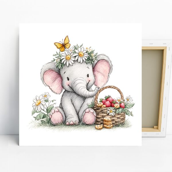 Baby Elephant Art