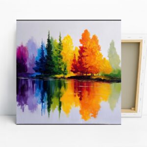 Rainbow Forest Art