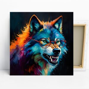 Wolf Art Canvas or Poster