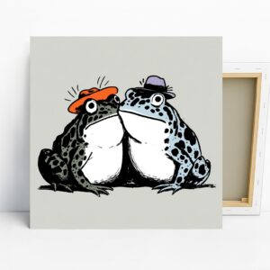 Frog Couple Art
