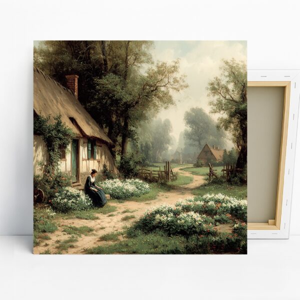 Cottage Garden Path Art