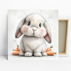 Bunny Carrot Art