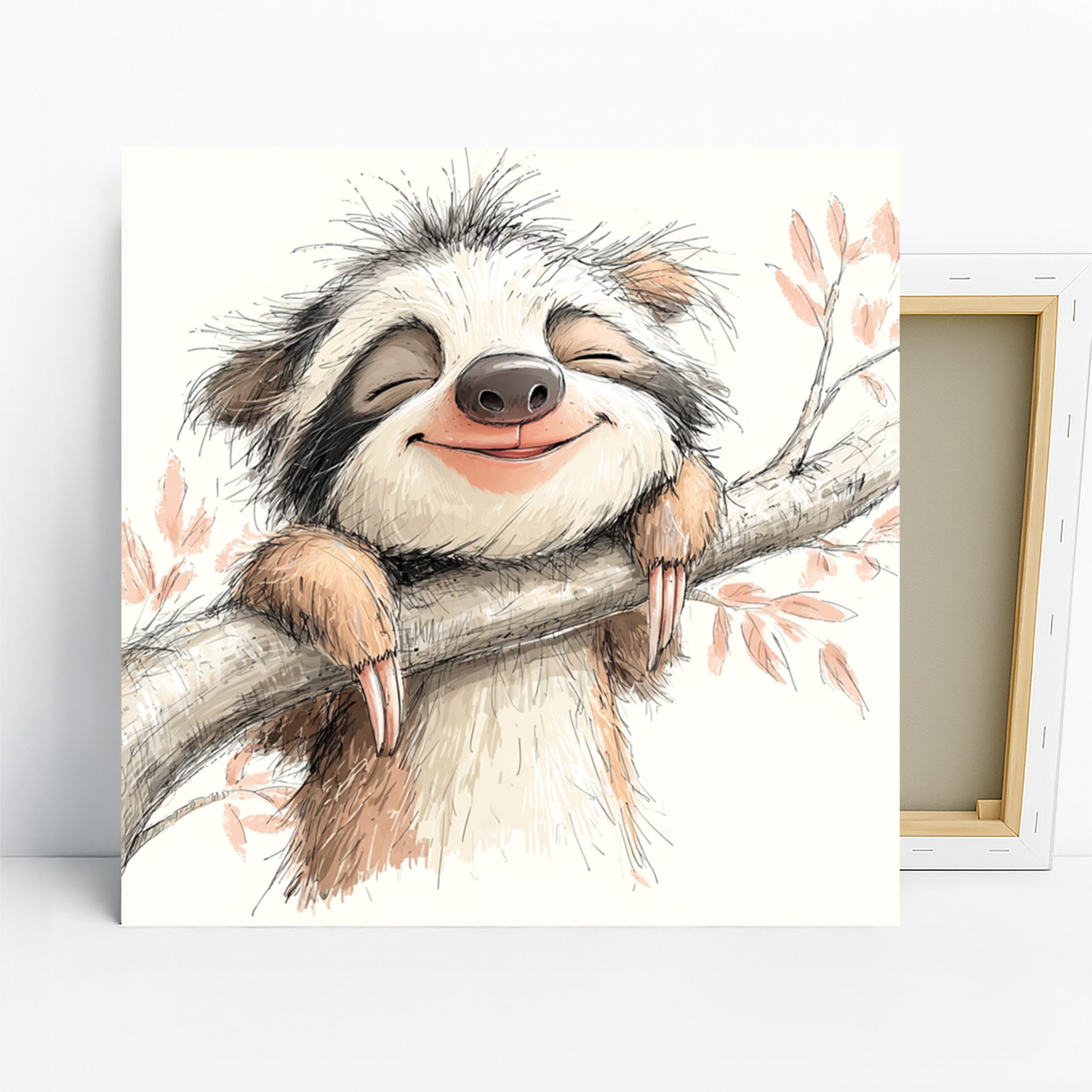 1.jpg Smiling Sloth Art