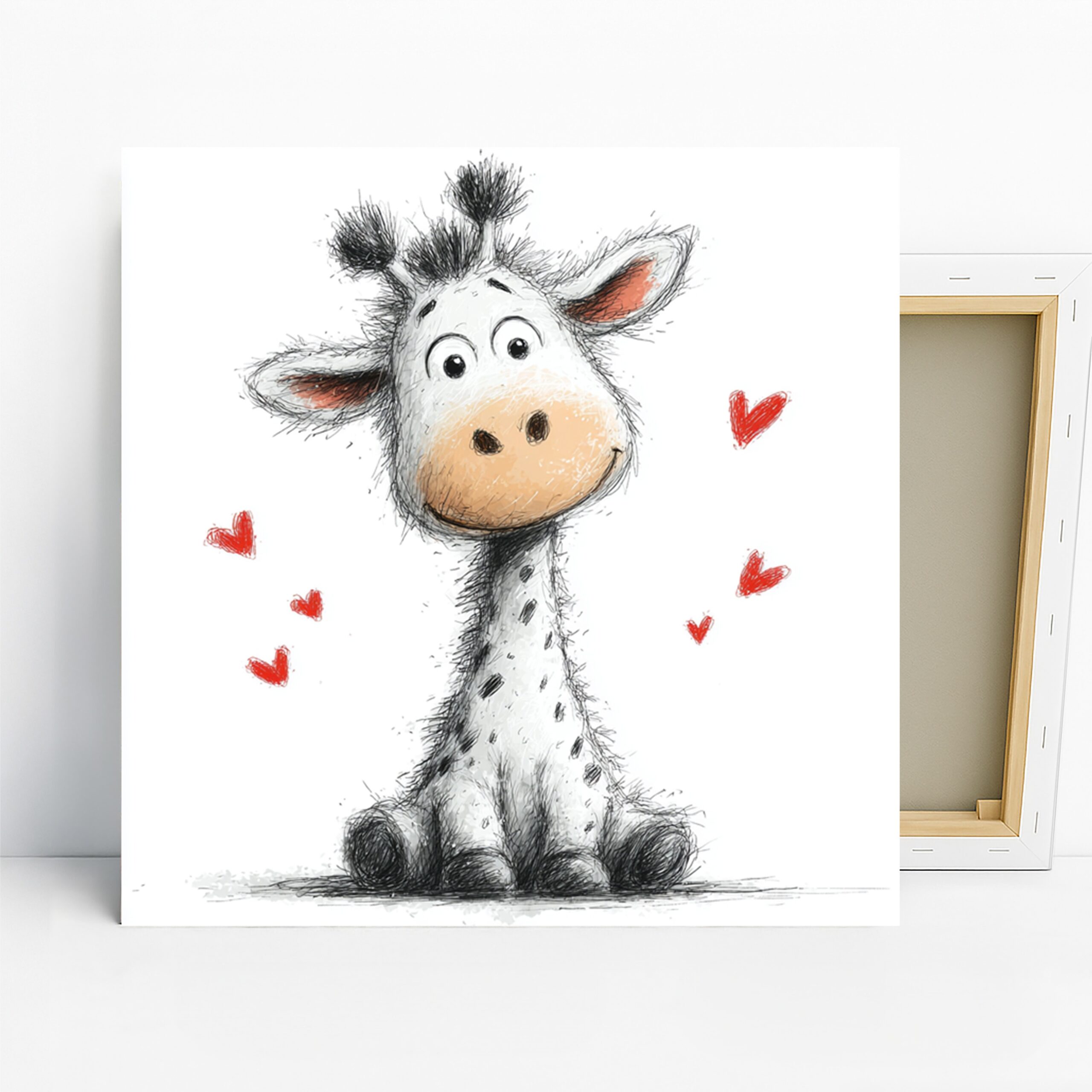 1.jpg Giraffe Love Art