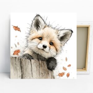 Fox Autumn Art