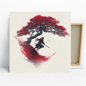 Red Tree Samurai Art