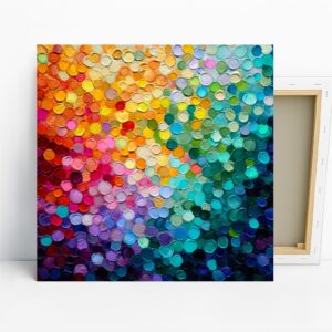 Vibrant Circles Art, Canvas or Poster, Abstract...