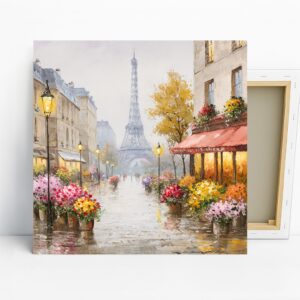 Paris Street Cafe Art