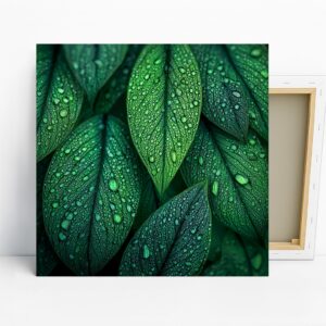 Dewy Leaf Art