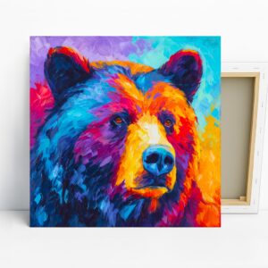 Colorful Bear Art