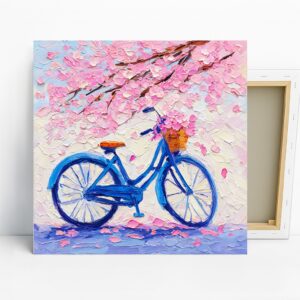 Cherry Blossom Bicycle Art