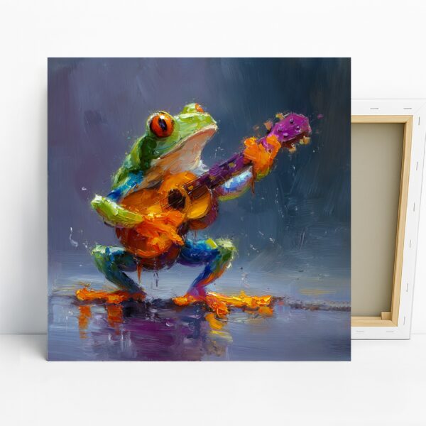 Frog Guitar Art