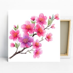 Cherry Blossom Branch Art