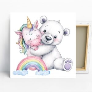 Bear and Unicorn Art