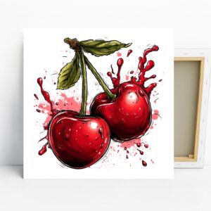 Cherry Splash Art