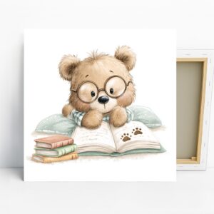 Bear Reading Art