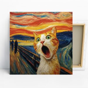 Screaming Cat Art