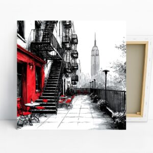 New York City Cafe Art