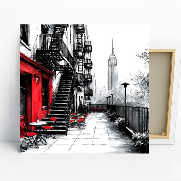 New York City Cafe Art