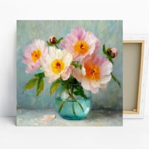 Peony Bouquet Art