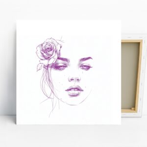 Rose Portrait Art