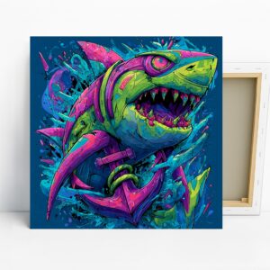 Shark Attack Art