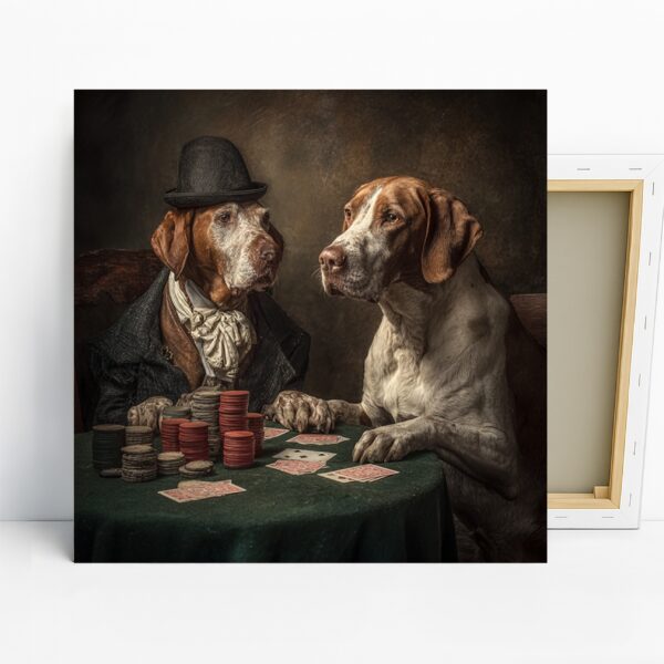 Dog Poker Game Art
