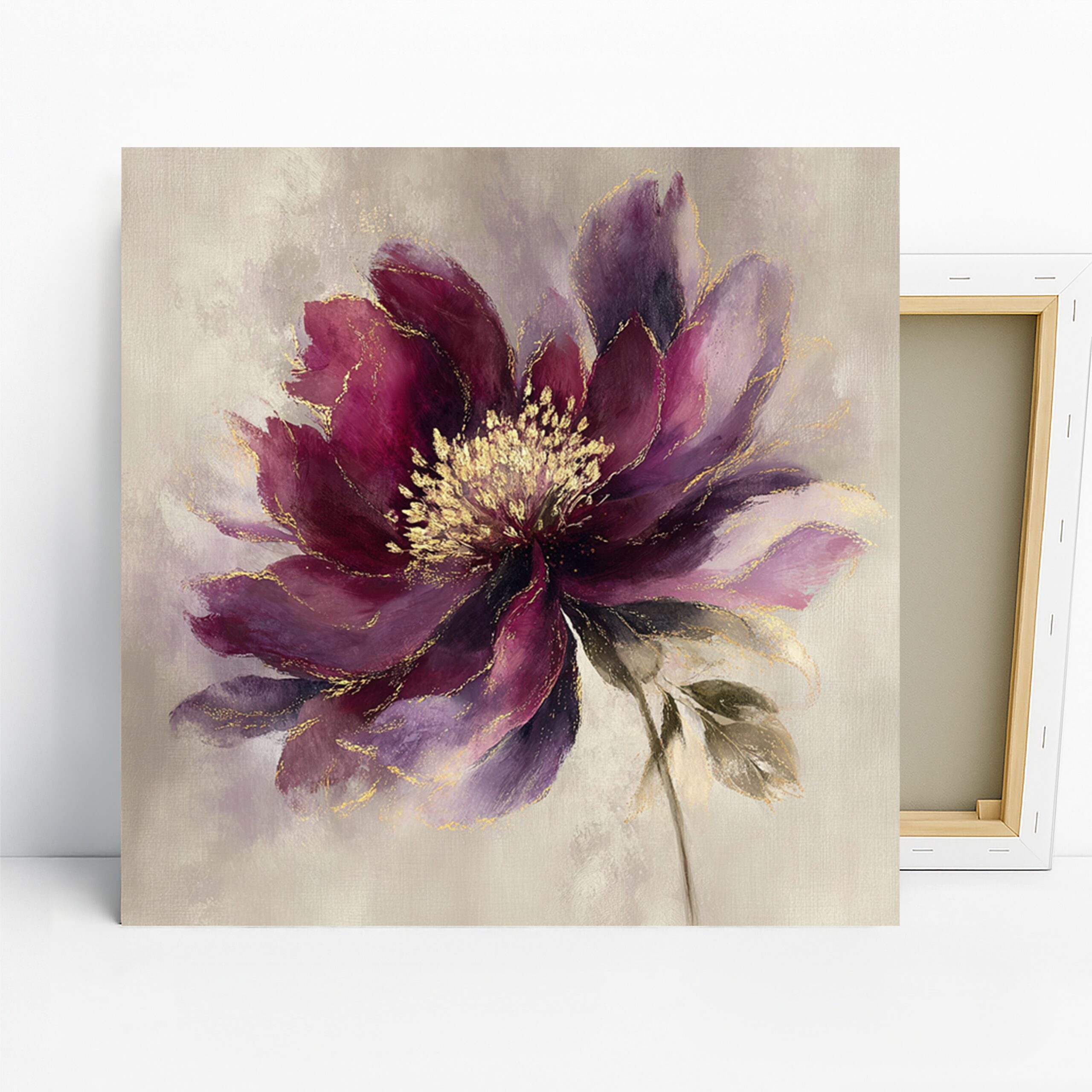 1.jpg Luxurious Purple Bloom Art