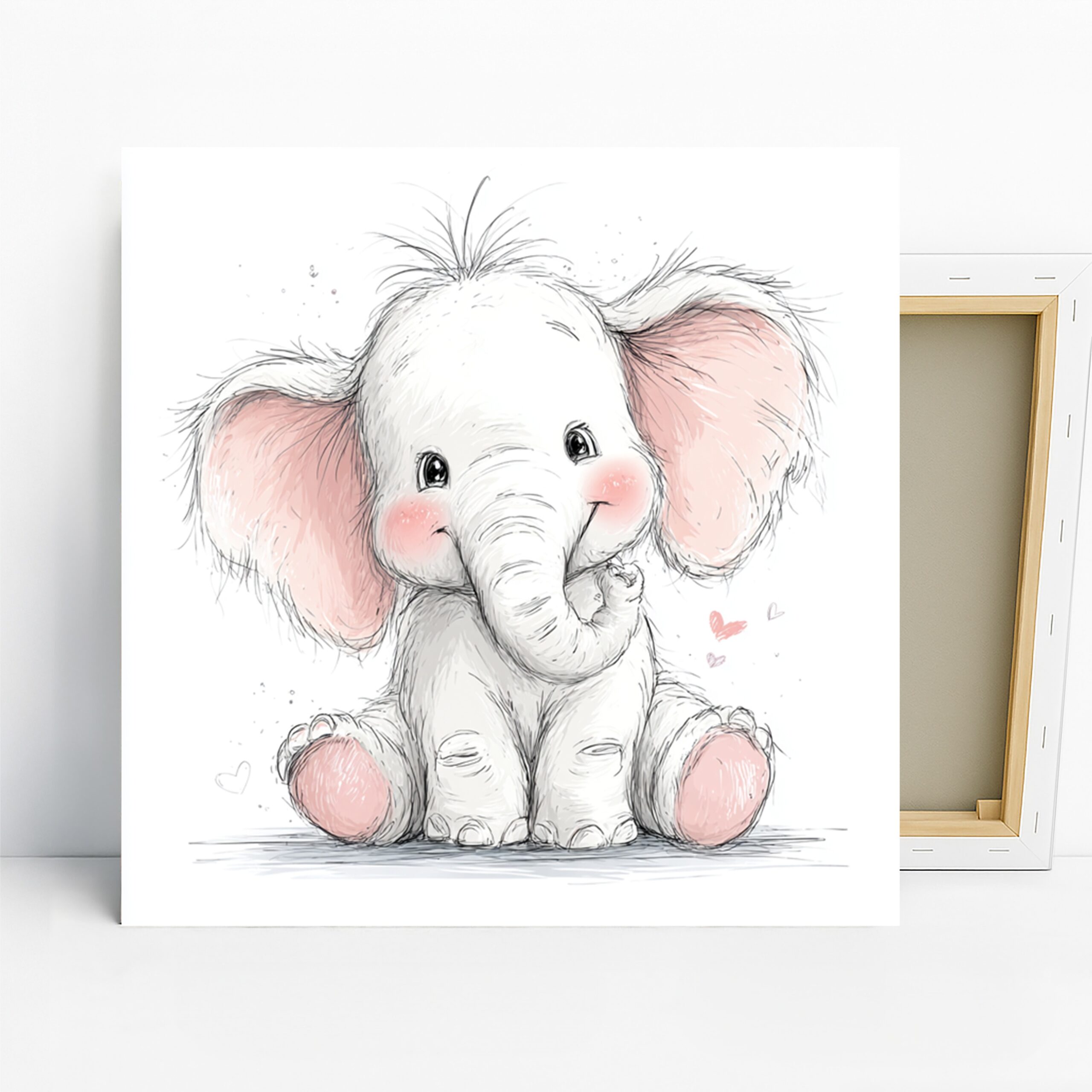 1.jpg Baby Elephant Art