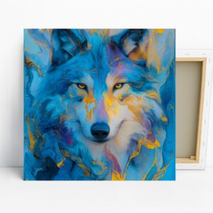 Blue Wolf Art