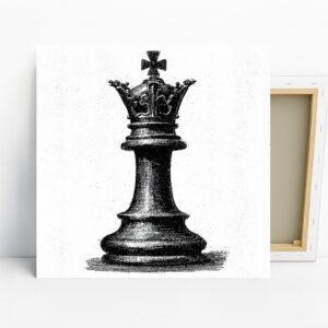 Queen Chess Piece Art