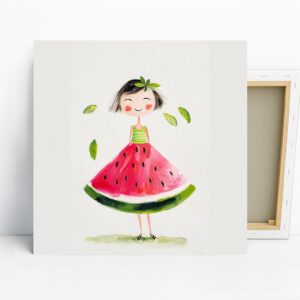 Watermelon Girl Art