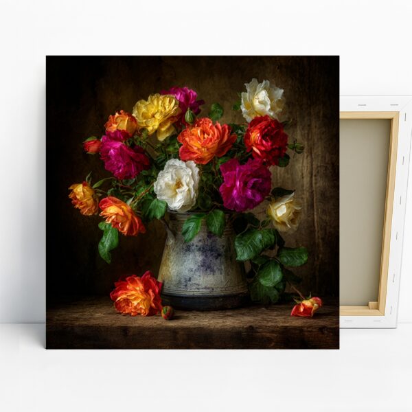 Vibrant Rose Bouquet Art