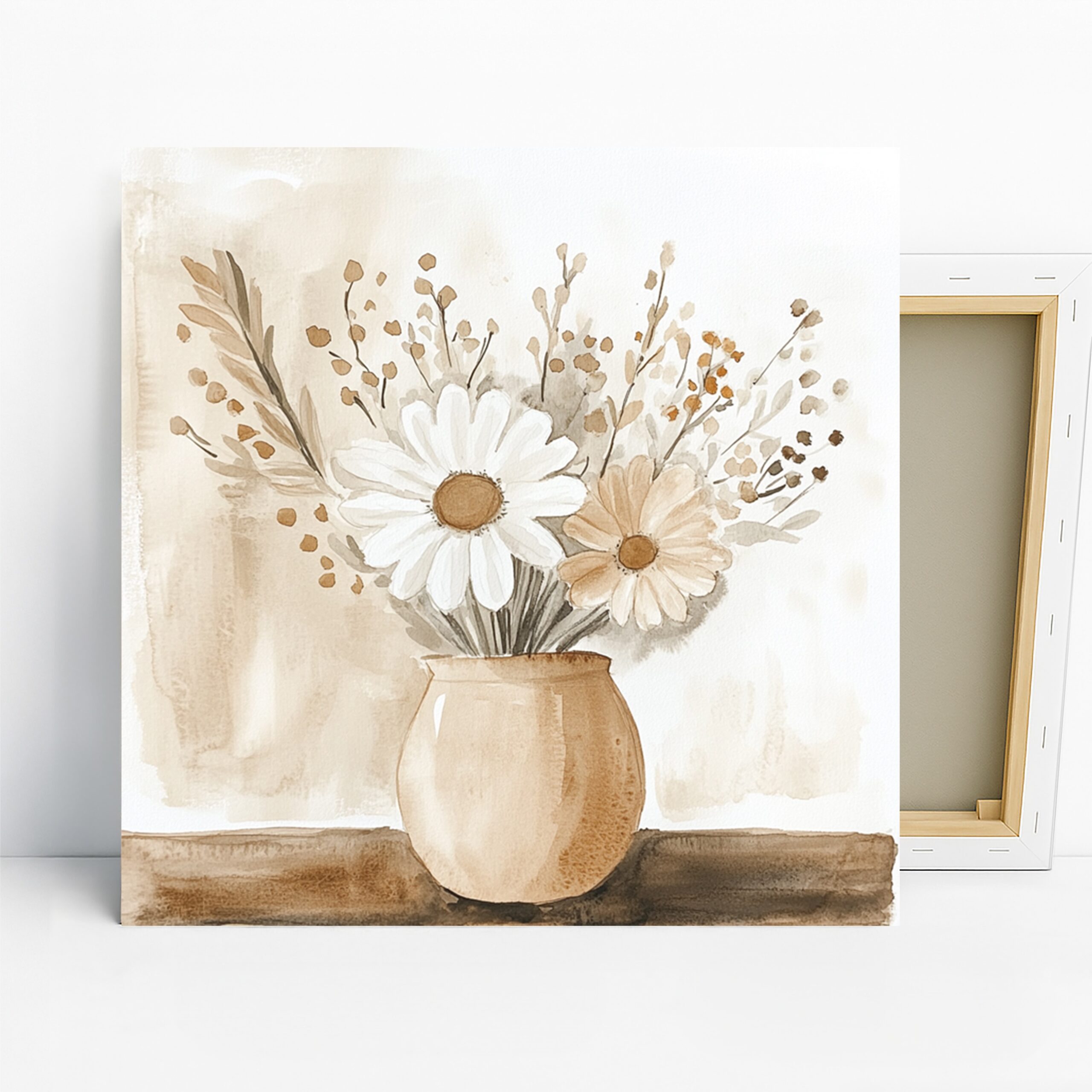 1.jpg Rustic Daisy Bouquet Art