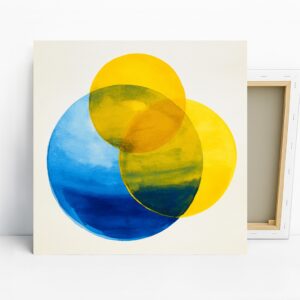 Vibrant Circles Abstract Art