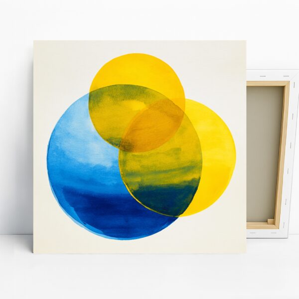 Vibrant Circles Abstract Art