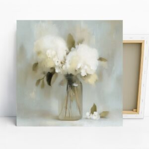 White Hydrangea Art