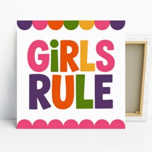 Girls Rule Art, Poster or Canvas, Pop Art Moder...