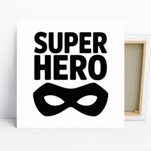 Superhero Mask Art, Canvas or Poster, Pop Art M...