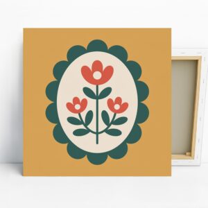 Retro Tulip Art